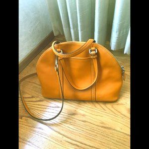 Coach Peyton Leather  Domed Satchel